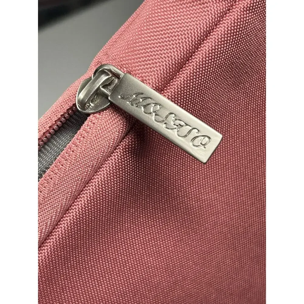 Blush Pink Soft Case Laptop Computer Device Sleeve Full Zip Cushioned Zip Pocket